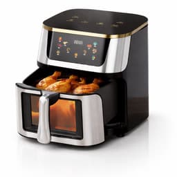 AURORAS-Airfryer 12L – Heteluchtfriteuse Oven met Kijkvenster – LED Touchscreen – Grote Capaciteit met Accessoires — thumbnail 1