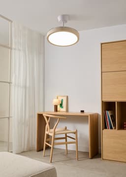 CREATE - Plafondventilator 40W stil met intrekbare bladen en LED-licht, verschillende maten - S - Met licht - WIFI - WIND CLEAR STUDIO — thumbnail 4