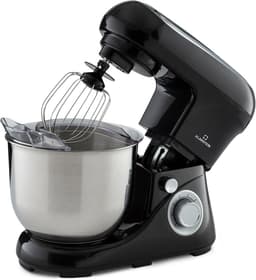 Klarstein Keukenmachine Bella Pico 2G Mixer - 1300 W - 6 Vermogensstanden En Pulsefunctie - Planetair Mengsysteem - RVS Kom Met 5 L Inhoud - 3-Delig Accessoires: Meng- En Kneedhaken Van Gegoten Aluminium, Roestvrijstalen Garde - Compact - Zilver — thumbnail 1