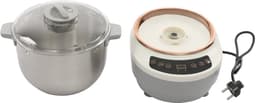 Damenzo - Deegmachine - Deegkneedmachine - Keukenmachine - Deegmixer - Mixer - Kneedmachine - 250 W - Capaciteit 7 Liter - Wit — thumbnail 3