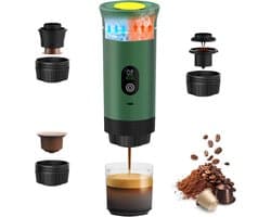 Koffiezetapparaat - Espresso machine - Verse koffie zetten - Compact design - 1-kops - Zwart