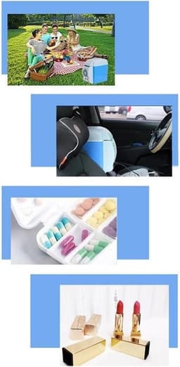 Mini-Autokoelkast - Draagbare Minibar 7.5L - 2-in-1-Functie: Koelen en Verwarmen - Mini Koelkast - Elektrische Koelbox - Draagbare Campingkoelkast — thumbnail 5