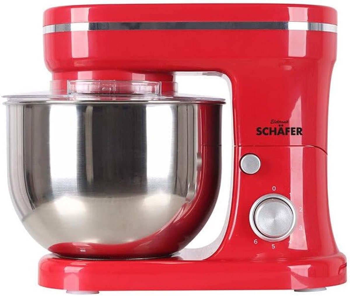 Keukenmachine Mixer - Bakmachine Deegmaker - Zelf Bakken - Krachtige Motor - 5 Liter Kom - Rood — afbeelding 1