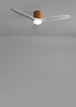 CREATE - Stille plafondventilator 100% hout 40W (Ø132cm) - Met licht LED - Afstandsbediening - 6 snelheden - Programmeerbaar - WIND CALM CUSTOM WOVEN — thumbnail 4