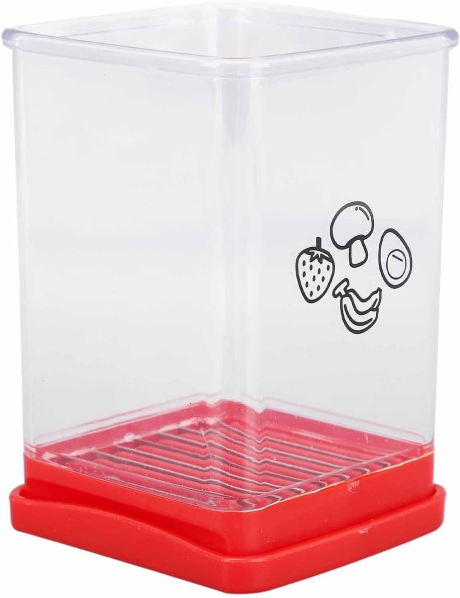 Keuken Snijmachine - Groente Hakker - Snel Groente Snijden - Uniek Duwbord Mechanisme - 12 x 8 x 8 cm — afbeelding 1