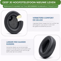 Oorkussens - Geschikt voor Sony WH1000XM4 — thumbnail 4