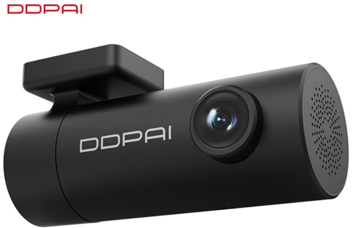 DDPAI Mini Pro 87×32 mm dual-lens achteruitkijkspiegel WiFi-auto-DVR dashcam met 2304×1296 resolutie — afbeelding 1
