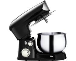 Keukenmachine - Mixer Robot - Deeg Maken - Planetair Mengsysteem - 3 Liter Kom - Zwart