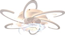 TamTrade Plafondventilator - Plafond ventilator met verlichting - LED - Dimbare verlichting - ABS-ventilatorbladen - 6 Snelheden — thumbnail 1