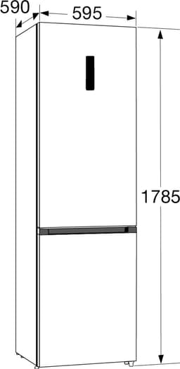 Hisense Koelvriescombinatie RB372N4CCD |  | 6921727062819 — thumbnail 4