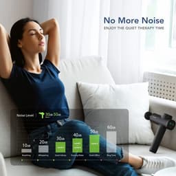 Mila Shop Massage Gun Professioneel PRO - Massage Pistool - Inclusief Koffer en 5 Opzetstukken - Krachtig en Draadloos - Sport en Relax Massage Apparaat — thumbnail 3