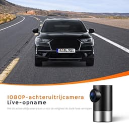 Thuys – Dual Dashcam – Voor Auto 2.7K 1944P Ultra – FHD – Voor en Achter Camera Met 2 – inch Lcd – Display – Auto Camera – WIFI – G-Sensor – App bediening — thumbnail 4