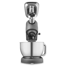 MEDION keukenmachine met vleesmolen (800 watt, gelijkstroommotor, roestvrijstalen kom van 4,6 liter, energiebesparend, zeer stil, digitaal sensor-touchdisplay, MD12600) Titanium — thumbnail 2