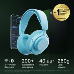 SteelSeries Arctis Nova 3X Wireless - Draadloze Gaming Headset - Xbox, PC, Switch - Aqua — thumbnail 2