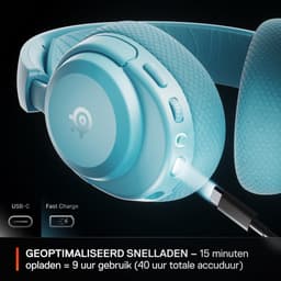 SteelSeries Arctis Nova 3X Wireless - Draadloze Gaming Headset - Xbox, PC, Switch - Aqua — thumbnail 4