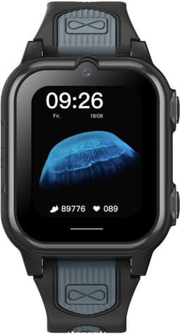 Watcher VII touch 4G smartwatch - kinder GPS horloge - met camera - incl. SIM-kaart - zwart — thumbnail 3