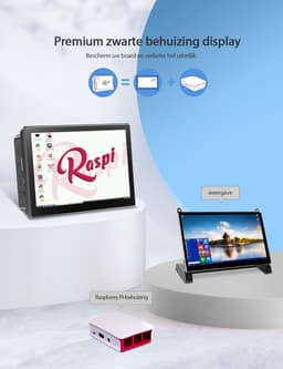 Portable Monitor UPERFECT UPi B7-Raspberry Pi Case with Touchscreen 10" Draagbare monitor 60HZ 16:10 800:1 IPS 370NITS VESA — thumbnail 5