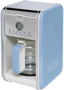 Ariete 1342/05 - Vintage koffiezetter - tot 12 kops - 24 uurs timer - warmhoudplaat - Blauw — thumbnail 3