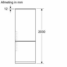 Bosch - KGN39VXAU - Serie 4 - Koel-vriescombinatie - 203cm hoog - Energielabel A - Zwart - Zeer stil - Total No Frost nooit meer ontdooien - Extra veel ruimte voor versproducten metVitaFresh XXL — thumbnail 4