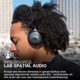JLab Go Lux ANC Koptelefoon Draadloos – Hybrid Noise Cancelling Hoofdtelefoon – 70 Uur Batterijduur – On Ear Design - Bluetooth Multipoint – Aanpasbare Equalizer Instellingen – Inklapbaar Design Met Zachte Oorkussens - Zwart — thumbnail 4