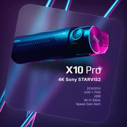 IROAD - X10 PRO - Dashcam - 32GB - 4K UHD - Voor en achter camera  Automatische opname bij beweging – altijd verzekerd van beelden - Loop recording, je geheugenkaart raakt nooit vol. — thumbnail 5