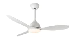 A-Flow Aerolight 48 Inch Plafondventilator met Verlichting - Wit - Afstandsbediening - 6 Snelheden - Dimbare LED Lamp - Timer — thumbnail 1