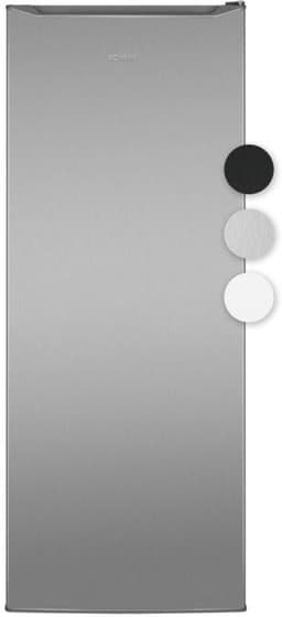 Bomann VS 7363 – Kastmodel Koelkast zonder vriesvak – 143 cm hoog - 242 Liter – Energieklasse D – Stil (39dB) - Inox look — thumbnail 4