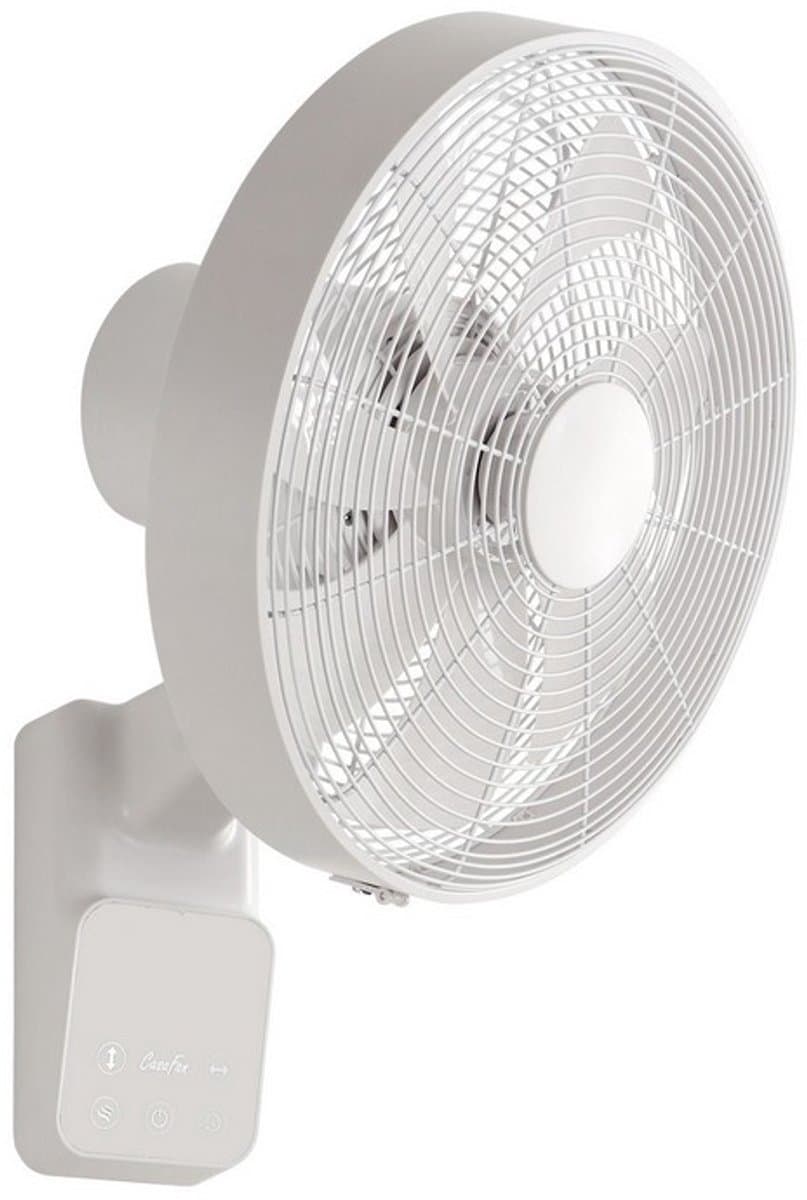 CasaFan AIROS ECO DESIGN WALL WE Wandventilator Wit Met afstandsbediening, Timer — afbeelding 1