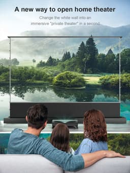 AWOL Vision vloer opstijgend home cinema ALR scherm, 120. — thumbnail 2