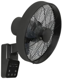 Casafan Airos Eco Design Wall II SW wandventilator zwart 40 cm - Timer - Afstandsbediening - Horizontaal en verticaal oscilleren — thumbnail 4