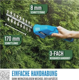 Accu Tuinverzorgingsset met Grasschaar en Heggenschaar - Lichtgewicht en Ergonomisch — thumbnail 2