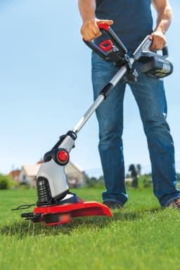 Accu Grastrimmer 30 cm - Draaibare Snijkop en Automatische Draadaanpassing — thumbnail 5