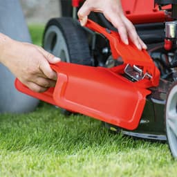 Scheppach MS150-46E Benzine grasmaaier - 150cc - 9PK - 46cm maaibreedte - in maaihoogtes instelbaar: 25-75mm - 55L opvangbak (met accu) — thumbnail 3
