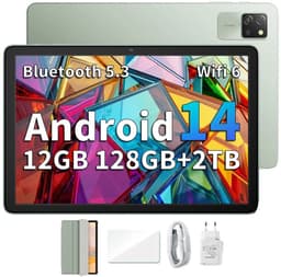 Blackview Tab 60 WiFi Android 14 Tablet - 12GB+128GB(1TB Externe SD) - 10.1'' HD+ Display - 5100mAh Batterij - Dubbele boxluidsprekers Groen — thumbnail 1