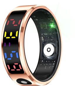 WizBay Premium Select® Smart Ring Color LED Rosé Goud - Maat 11 - Hartslag Slaap Zuurstof - Gesture - Multi Sport Modi — thumbnail 1