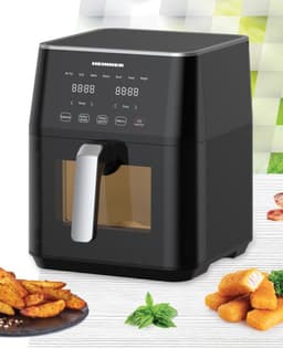Heinner Heteluchtfriteuse – 1500–1800W – 7L Capaciteit – Digitaal Display – Touchbediening – Temperatuur 40–200°C – 10 Functies – Dehydrateren – Keep Warm – Zwart — thumbnail 2