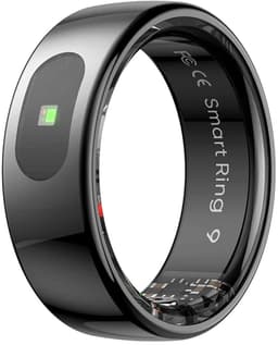 WizBay Premium Select® Smart Ring Dark Grey - Maat 11 - Smart Ring met Hartslag, Slaap, Zuurstof - Multi Sport Modi — thumbnail 1