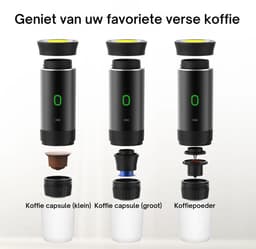 SF Products Draagbare Koffiemachine - Draagbare Espressomachine - Reis En Camping Koffiezetapparaat - 3 in 1 - Optimale tempratuurregulatie — thumbnail 2