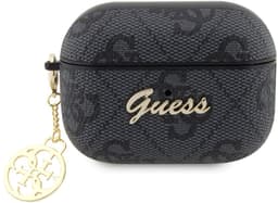 Guess 4G PU Leather Case - Apple Airpods Pro 2 (2e generatie met modelnummers A2700 en A2968) - Grijs — thumbnail 1