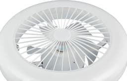 REALITY MORA - Plafondventilator - Wit - incl. 1x SMD 13 W - Licht apart schakelbaar - Afstandsbediening - Geïntegreerde dimmer - Traploos instelbare lichtkleur - Nachtlampje - Plafondbevestiging - 3 snelheidsinstellingen - Timer - Geheugenfunctie — thumbnail 2