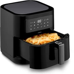 MEDION Heteluchtfriteuse E40 XL (frituurmand van 5,3 liter, 2.150 watt, 9 automatische programma's, bakfunctie, olievrij frituren, touch bedieningspaneel, LED-display) — thumbnail 1