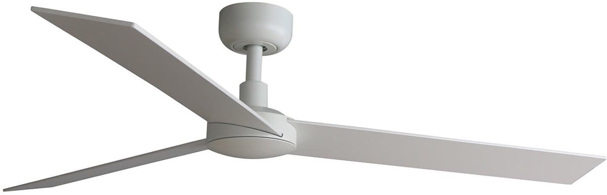 Faro Barcelona Rudder L plafondventilator wit essen 132 cm - hout - stille werking - geschikt voor slaapkamer - ruimtes tot 28m2 — afbeelding 1
