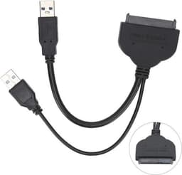 USB3.0 Naar -kabel 25 Inch HDD-kabel Gegevensoverdracht Harde Schijf Schijfconverter voor Pc Computer Externe 25 Inch SSD Harde Schijf 150 MB/s - USB Kabeldataoverdracht . — thumbnail 3