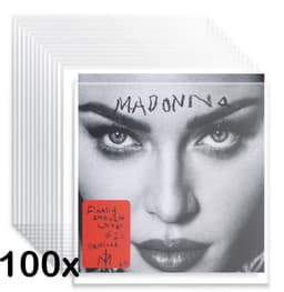 LP hoezen 100 stuks – VinylCare Essential ShieldSleeve Record Sleeves - LP hoes - Vinyl hoes – Polyethyleen extra stevig – Beschermhoes – LP beschermhoezen - Buitenhoezen voor standaard LP’s - 100 Micron — thumbnail 1