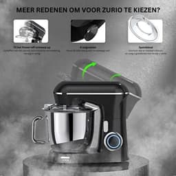 Mixer met Mengkom - Keukenmachine - Keukenrobot — thumbnail 4