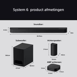 Sony Bravia Theatre System 6 – 5.1.2 Soundbar Home Cinema Set — thumbnail 3