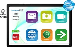 SeniorenTAB tablet Plus - Op basis van Samsung A9+ Wifi - 11 inch - Zwart — thumbnail 1