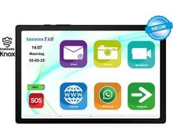 SeniorenTAB tablet Plus - Op basis van Samsung A9+ Wifi - 11 inch - Zwart
