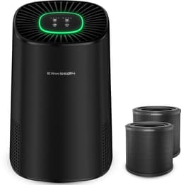 Erikssøn Luchtreiniger Air Purifier Elite - 2x HEPA-14 Filter - Zwart - 240 m3/u - Vermindert Stof En Pollen - Met Hepa Filter - Met Ionisator — thumbnail 1