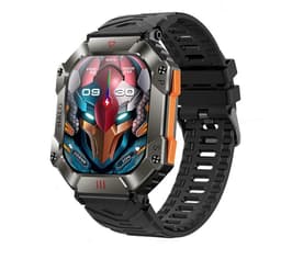 DrPhone ChronoWatchX2 – Robuuste Smartwatch | 2.0" HD | Bluetooth Bellen | Hoogtemeter | IP67 | 100+ Sportmodi - Zwart — thumbnail 1